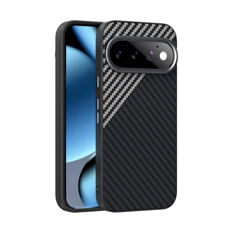 ABEEL C Carbon Fiber Series 6D Micro Relief MagSafe Phone Case, For Google Pixel 11 Pro XL, For Google Pixel 11 Pro, For Google Pixel 11, For Google Pixel 10 Pro XL, For Google Pixel 10 / 10 Pro, For Google Pixel 9a