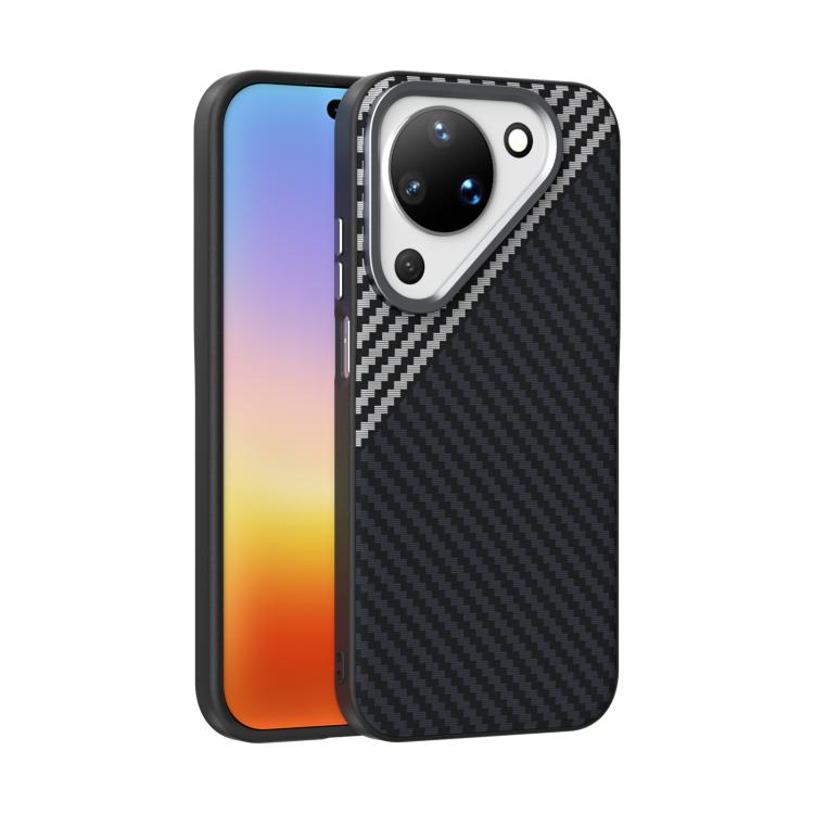 ABEEL C Carbon Fiber Series 6D Micro Relief Phone Case, For Huawei Pura 90 5G, For Huawei Mate 80 RS Ultimate, For Huawei Mate 70 RS Ultimate, For Huawei Mate 60 RS Ultimate