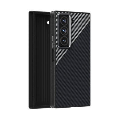 ABEEL C Carbon Fiber Series 6D Micro Relief MagSafe Phone Case, For Samsung Galaxy Z Fold Special, For Samsung Galaxy Z Fold6 5G, For Samsung Galaxy Z Fold5 5G, For Samsung Galaxy Z Flip5 5G