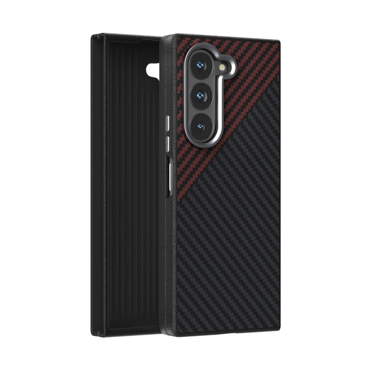 ABEEL C Carbon Fiber Series 6D Micro Relief MagSafe Phone Case, For Samsung Galaxy Z Fold Special, For Samsung Galaxy Z Fold6 5G, For Samsung Galaxy Z Fold5 5G, For Samsung Galaxy Z Flip5 5G