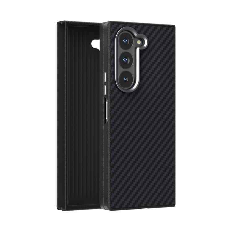 ABEEL C Carbon Fiber Series 6D Micro Relief MagSafe Phone Case, For Samsung Galaxy Z Fold Special, For Samsung Galaxy Z Fold6 5G, For Samsung Galaxy Z Fold5 5G, For Samsung Galaxy Z Flip5 5G