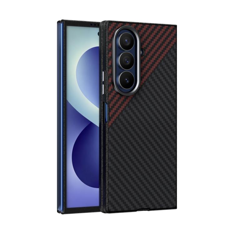 ABEEL C Carbon Fiber Series 6D Micro Relief MagSafe Phone Case, For Galaxy Z Fold8 5G, For Galaxy Z Fold8 Ultra 5G, For Galaxy Z Flip8 5G, For Samsung Galaxy Z Flip7 FE / Flip6, For Samsung Galaxy Z Fold7 5G, For Samsung Galaxy Z Flip7 5G