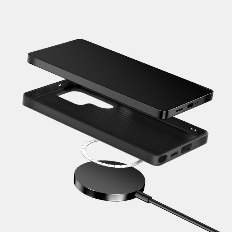 ABEEL C Carbon Fiber Series 6D Micro Relief MagSafe Phone Case, For Samsung Galaxy S25+ 5G / S24+ 5G, For Samsung Galaxy S25 Ultra 5G, For Samsung Galaxy S24 Ultra 5G Samsung Accessories - APEXEL INDIA - Mobile Lens - Mobile Camera Lens - Cellphone Accessories - Phone Lens - Smartphone Lens