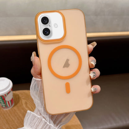 Soft Sandy Skin Feel MagSafe Magnetic PC Phone Case, For iPhone 16 Pro Max, For iPhone 16 Pro, For iPhone 16 Plus, For iPhone 16 Apple Accessories engsof5011 iPhone 16 Pro Max - APEXEL INDIA - Mobile Lens - Mobile Camera Lens - Cellphone Accessories - Phone Lens - Smartphone Lens