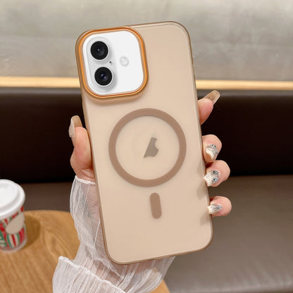 Soft Sandy Skin Feel MagSafe Magnetic PC Phone Case, For iPhone 16 Pro Max, For iPhone 16 Pro, For iPhone 16 Plus, For iPhone 16 Apple Accessories engsof5011 iPhone 16 Pro Max - APEXEL INDIA - Mobile Lens - Mobile Camera Lens - Cellphone Accessories - Phone Lens - Smartphone Lens