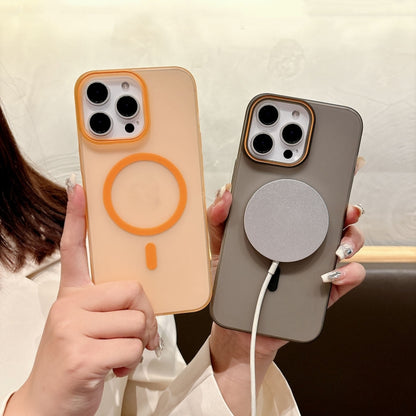 Soft Sandy Skin Feel MagSafe Magnetic PC Phone Case, For iPhone 13 Pro Max, For iPhone 13 Pro, For iPhone 13 Apple Accessories engsof5020 More iPhone Cases - APEXEL INDIA - Mobile Lens - Mobile Camera Lens - Cellphone Accessories - Phone Lens - Smartphone Lens