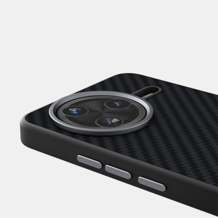 ABEEL C Carbon Fiber Series 6D Micro Relief MagSafe Phone Case, For Redmi K80, For Redmi K80 Pro Champion Edition
