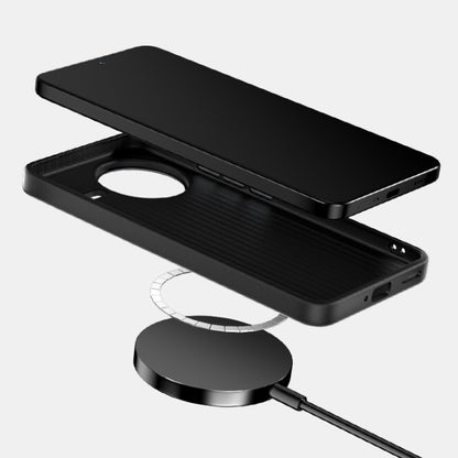 ABEEL C Carbon Fiber Series 6D Micro Relief MagSafe Phone Case, For Redmi K80, For Redmi K80 Pro Champion Edition