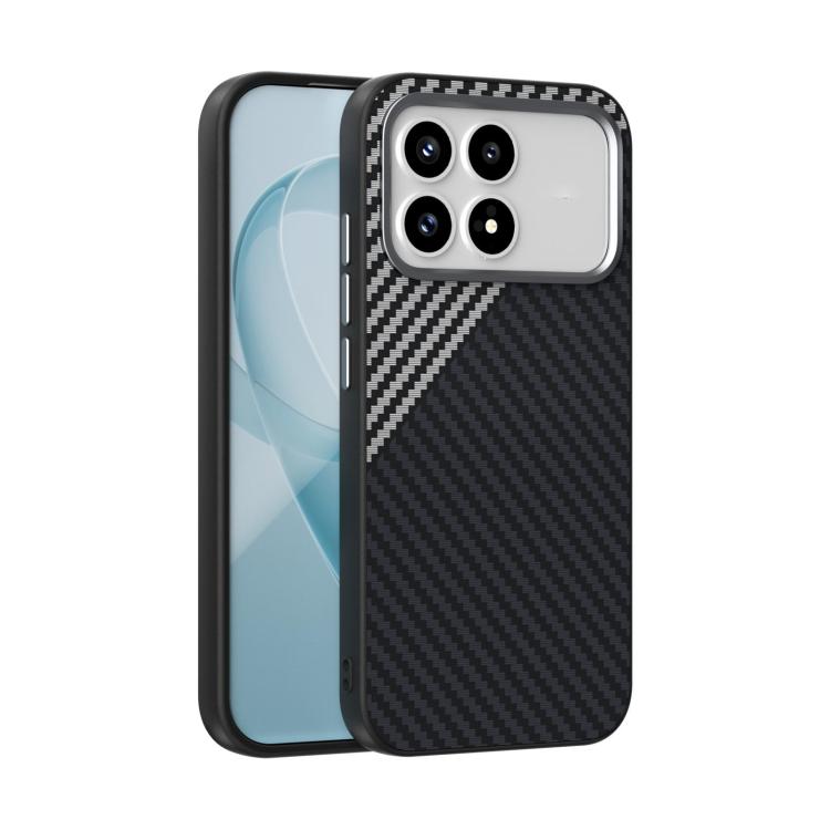 ABEEL C Carbon Fiber Series 6D Micro Relief MagSafe Phone Case, For Redmi K100 Pro Max 5G, For Redmi K100 Pro 5G, For Redmi K90 Pro Max/Poco F8 Ultra, For Redmi K90/Poco F8 Pro, For Redmi K90 Pro Max Champion Edition, For Redmi K80 Pro