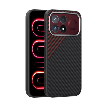ABEEL C Carbon Fiber Series 6D Micro Relief MagSafe Phone Case, For Redmi K100 Pro Max 5G, For Redmi K100 Pro 5G, For Redmi K90 Pro Max/Poco F8 Ultra, For Redmi K90/Poco F8 Pro, For Redmi K90 Pro Max Champion Edition, For Redmi K80 Pro