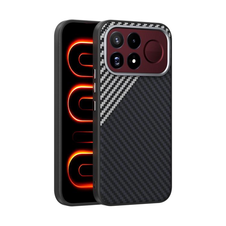 ABEEL C Carbon Fiber Series 6D Micro Relief MagSafe Phone Case, For Redmi K100 Pro Max 5G, For Redmi K100 Pro 5G, For Redmi K90 Pro Max/Poco F8 Ultra, For Redmi K90/Poco F8 Pro, For Redmi K90 Pro Max Champion Edition, For Redmi K80 Pro