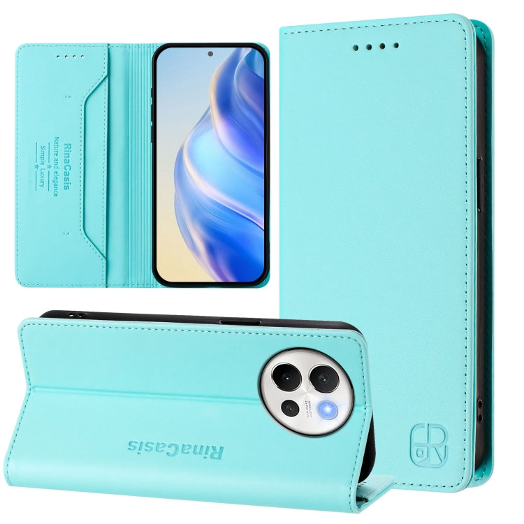 RC01 Dual-Folded Magnetic Suction RFID Leather Phone Case, For vivo V40 Lite 5G / V30e 5G Global, For vivo S19, For vivo Y28 4G