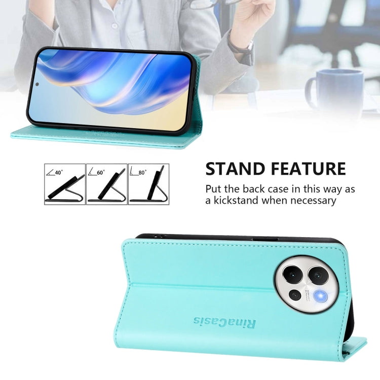 RC01 Dual-Folded Magnetic Suction RFID Leather Phone Case, For vivo V40 Lite 5G / V30e 5G Global, For vivo S19, For vivo Y28 4G