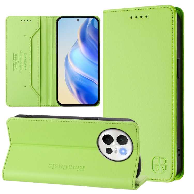 RC01 Dual-Folded Magnetic Suction RFID Leather Phone Case, For vivo V40 Lite 5G / V30e 5G Global, For vivo S19, For vivo Y28 4G