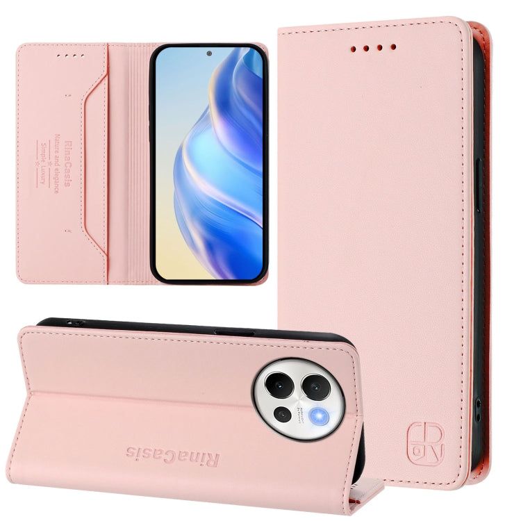RC01 Dual-Folded Magnetic Suction RFID Leather Phone Case, For vivo V40 Lite 5G / V30e 5G Global, For vivo S19, For vivo Y28 4G