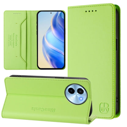 RC01 Dual-Folded Magnetic Suction RFID Leather Phone Case, For vivo X100s 5G, For vivo Y03 4G Global / Y18 4G, For vivo Y38 5G / Y200i / T3x Global