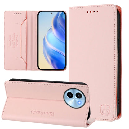 RC01 Dual-Folded Magnetic Suction RFID Leather Phone Case, For vivo X100s 5G, For vivo Y03 4G Global / Y18 4G, For vivo Y38 5G / Y200i / T3x Global