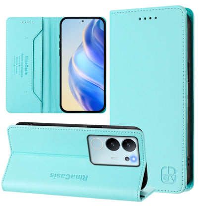 RC01 Dual-Folded Magnetic Suction RFID Leather Phone Case, For vivo V30 5G / V30 Pro Global, For vivo V29e 5G / Y200 5G Global, For vivo V29 5G Global / V29 Pro
