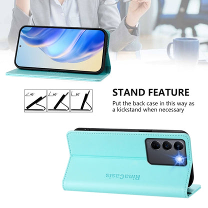 RC01 Dual-Folded Magnetic Suction RFID Leather Phone Case, For vivo V27 5G / V27 Pro Global, For vivo V27e 4G / T2 4G Global, For vivo Y72 5G / iQOO Z3 / Y52 5G