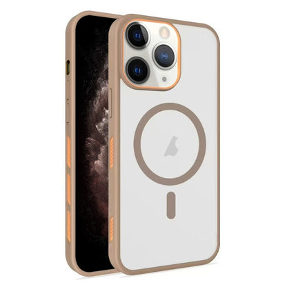 Frosted Translucent Side Ice Fog Cooling MagSafe Phone Case, For iPhone 11 Pro Apple Accessories engfro5041 More iPhone Cases - APEXEL INDIA - Mobile Lens - Mobile Camera Lens - Cellphone Accessories - Phone Lens - Smartphone Lens