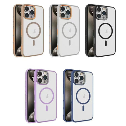 Frosted Translucent Side Ice Fog Cooling MagSafe Phone Case, For iPhone 14 Plus, For iPhone 14, For iPhone 14 Pro, For iPhone 14 Pro Max Apple Accessories engfro5039 iPhone 14 Plus - APEXEL INDIA - Mobile Lens - Mobile Camera Lens - Cellphone Accessories - Phone Lens - Smartphone Lens