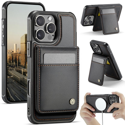 JEEHOOD J06 British Style RFID MagSafe Card Bag PU Phone Case, For iPhone 16e, For iPhone 16 Pro Max, For iPhone 16 Pro, For iPhone 16 Plus Apple Accessories engjee5042 iPhone 16e - JEEHOOD - Mobile Lens - Mobile Camera Lens - Cellphone Accessories - Phone Lens - Smartphone Lens