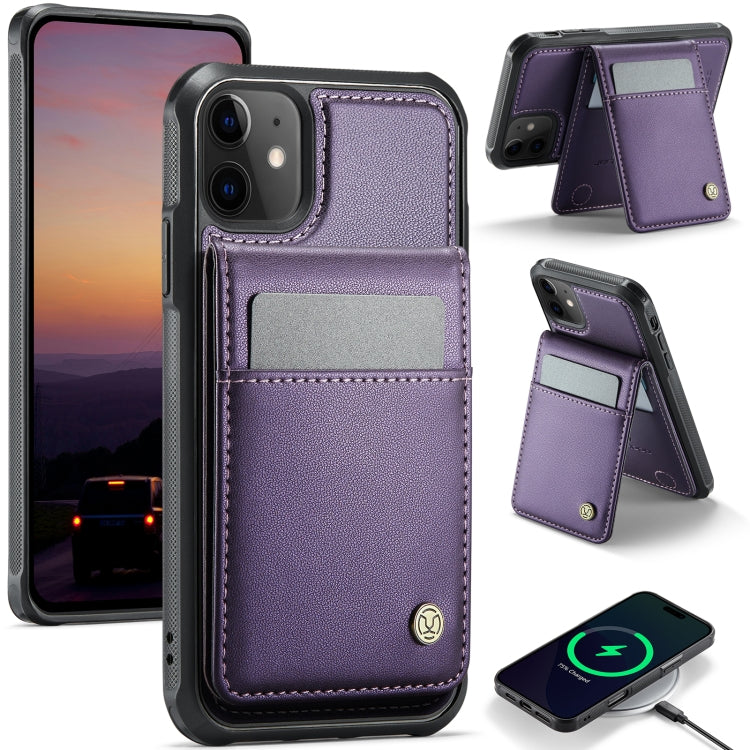 JEEHOOD J06 British Style RFID MagSafe Card Bag PU Phone Case, For iPhone 11, For iPhone 11 Pro, For iPhone X / XS, For iPhone XS Max Apple Accessories engjee5045 More iPhone Cases - JEEHOOD - Mobile Lens - Mobile Camera Lens - Cellphone Accessories - Phone Lens - Smartphone Lens