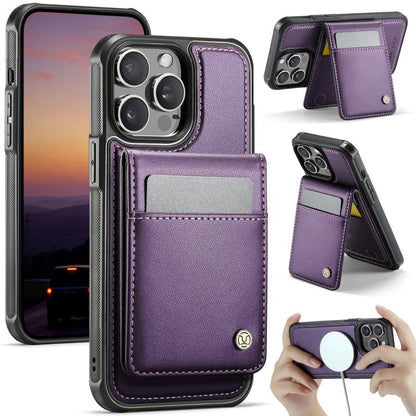JEEHOOD J06 British Style RFID MagSafe Card Bag PU Phone Case, For iPhone 13, For iPhone 12 / 12 Pro, For iPhone 12 Pro Max, For iPhone 11 Pro Max Apple Accessories engjee5049 More iPhone Cases - JEEHOOD - Mobile Lens - Mobile Camera Lens - Cellphone Accessories - Phone Lens - Smartphone Lens