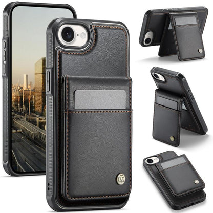 JEEHOOD J06 British Style RFID MagSafe Card Bag PU Phone Case, For iPhone 16e, For iPhone 16 Pro Max, For iPhone 16 Pro, For iPhone 16 Plus Apple Accessories engjee5042 iPhone 16e - JEEHOOD - Mobile Lens - Mobile Camera Lens - Cellphone Accessories - Phone Lens - Smartphone Lens