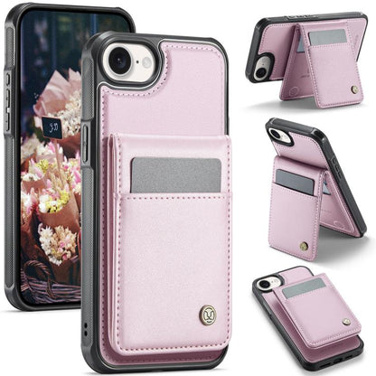 JEEHOOD J06 British Style RFID MagSafe Card Bag PU Phone Case, For iPhone 16e, For iPhone 16 Pro Max, For iPhone 16 Pro, For iPhone 16 Plus Apple Accessories engjee5042 iPhone 16e - JEEHOOD - Mobile Lens - Mobile Camera Lens - Cellphone Accessories - Phone Lens - Smartphone Lens