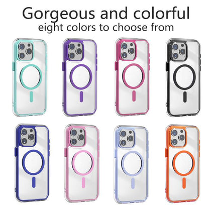 Acrylic Hybrid TPU Airbag Shockproof MagSafe Phone Case, For iPhone 16, For iPhone 15 Pro Max, For iPhone 15 Pro Apple Accessories engacr5050 iPhone 16 - APEXEL INDIA - Mobile Lens - Mobile Camera Lens - Cellphone Accessories - Phone Lens - Smartphone Lens