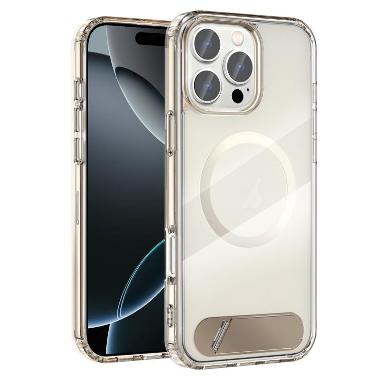 Clear PC Hybrid TPU MagSafe Phone Case with Holder, For iPhone 16 Pro Max, For iPhone 16 Pro, For iPhone 16 Plus, For iPhone 16 Apple Accessories engcle5054 iPhone 16 Pro Max - APEXEL INDIA - Mobile Lens - Mobile Camera Lens - Cellphone Accessories - Phone Lens - Smartphone Lens