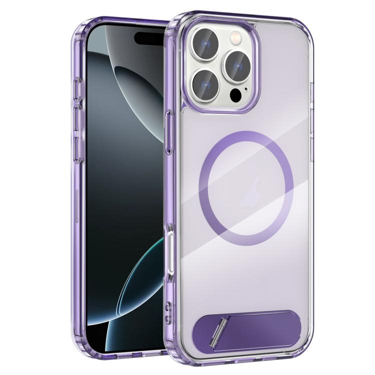 Clear PC Hybrid TPU MagSafe Phone Case with Holder, For iPhone 16 Pro Max, For iPhone 16 Pro, For iPhone 16 Plus, For iPhone 16 Apple Accessories engcle5054 iPhone 16 Pro Max - APEXEL INDIA - Mobile Lens - Mobile Camera Lens - Cellphone Accessories - Phone Lens - Smartphone Lens
