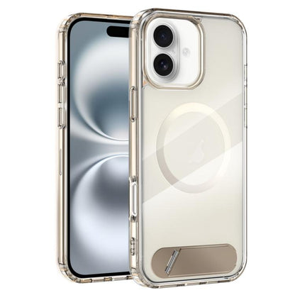 Clear PC Hybrid TPU MagSafe Phone Case with Holder, For iPhone 16 Pro Max, For iPhone 16 Pro, For iPhone 16 Plus, For iPhone 16 Apple Accessories engcle5054 iPhone 16 Pro Max - APEXEL INDIA - Mobile Lens - Mobile Camera Lens - Cellphone Accessories - Phone Lens - Smartphone Lens