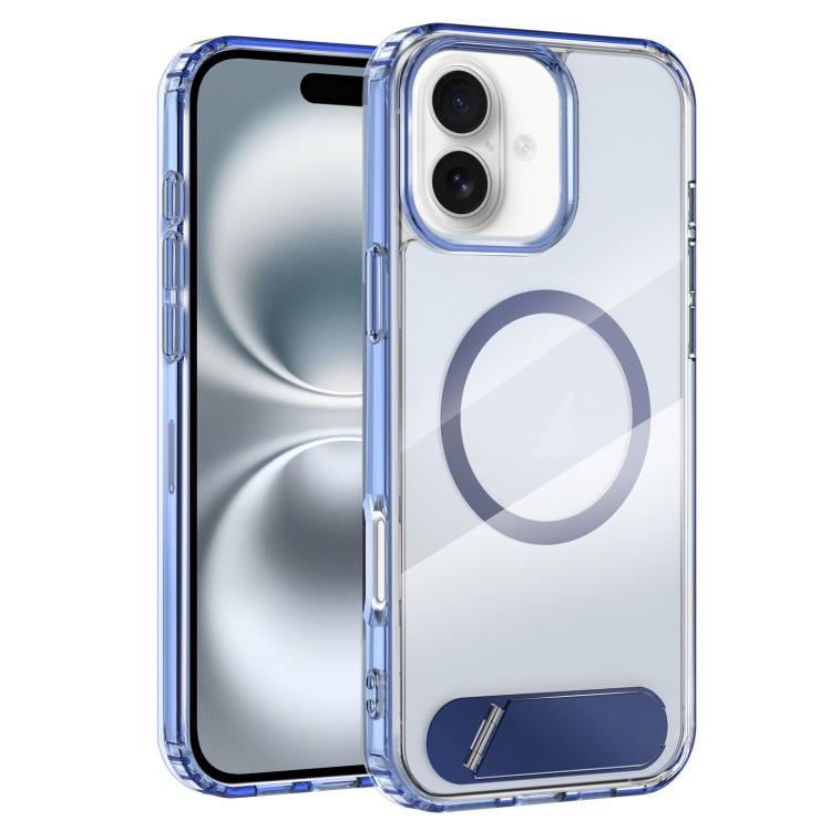 Clear PC Hybrid TPU MagSafe Phone Case with Holder, For iPhone 16 Pro Max, For iPhone 16 Pro, For iPhone 16 Plus, For iPhone 16 Apple Accessories engcle5054 iPhone 16 Pro Max - APEXEL INDIA - Mobile Lens - Mobile Camera Lens - Cellphone Accessories - Phone Lens - Smartphone Lens