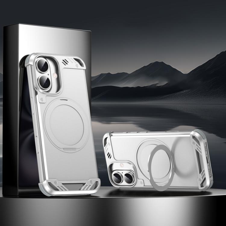 R-JUST RJ63-1 Frameless Aroma Mecha MagSafe Holder Phone Case, For iPhone 16 Pro Max, For iPhone 16 Pro, For iPhone 16 Plus, For iPhone 16, For iPhone 15 Pro Max, For iPhone 15 Pro Apple Accessories engr-j5074 iPhone 16 Pro Max - R-JUST - Mobile Lens - Mobile Camera Lens - Cellphone Accessories - Phone Lens - Smartphone Lens