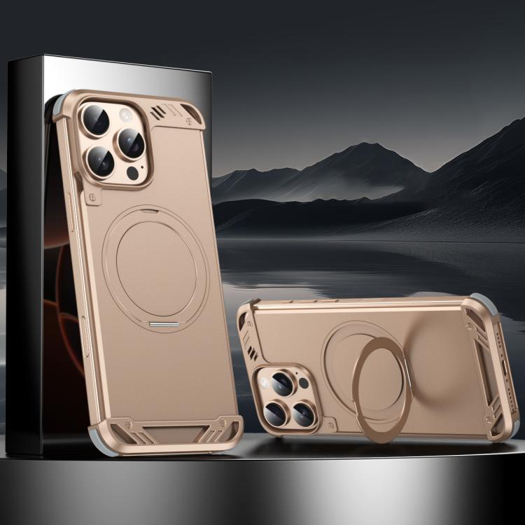 R-JUST RJ63-1 Frameless Aroma Mecha MagSafe Holder Phone Case, For iPhone 16 Pro Max, For iPhone 16 Pro, For iPhone 16 Plus, For iPhone 16, For iPhone 15 Pro Max, For iPhone 15 Pro Apple Accessories engr-j5074 iPhone 16 Pro Max - R-JUST - Mobile Lens - Mobile Camera Lens - Cellphone Accessories - Phone Lens - Smartphone Lens