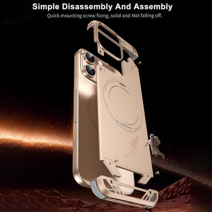 R-JUST RJ63-1 Frameless Aroma Mecha MagSafe Holder Phone Case, For iPhone 13 Apple Accessories engr-j5076 More iPhone Cases - R-JUST - Mobile Lens - Mobile Camera Lens - Cellphone Accessories - Phone Lens - Smartphone Lens