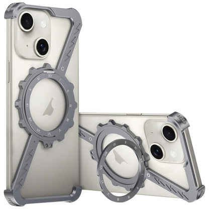 Z-shaped Frameless Metal 360 Holder MagSafe Phone Case, For iPhone 13 Apple Accessories engz-s5063 More iPhone Cases - APEXEL INDIA - Mobile Lens - Mobile Camera Lens - Cellphone Accessories - Phone Lens - Smartphone Lens