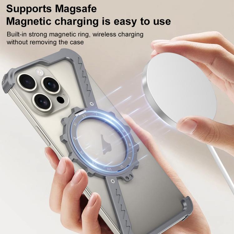 Z-shaped Frameless Metal 360 Holder MagSafe Phone Case, For iPhone 13 Apple Accessories engz-s5063 More iPhone Cases - APEXEL INDIA - Mobile Lens - Mobile Camera Lens - Cellphone Accessories - Phone Lens - Smartphone Lens