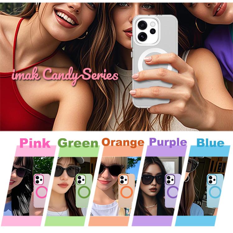 IMAK Candy Series Shockproof MagSafe Phone Case, For OPPO Reno15 Pro Max 5G Global, For OPPO Reno15 Pro 5G Global, For OPPO Find X8s OnePlus &amp; OPPO Accessories - imak - Mobile Lens - Mobile Camera Lens - Cellphone Accessories - Phone Lens - Smartphone Lens