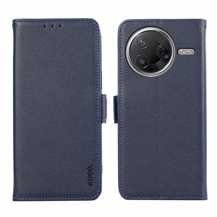 ABEEL Side-Magnetic Litchi Pattern Leather RFID Phone Case, For Xiaomi 15T 5G, For Xiaomi Poco F7 Pro / F7 Ultra, For Xiaomi 15 Ultra, For Xiaomi Poco X7 Pro