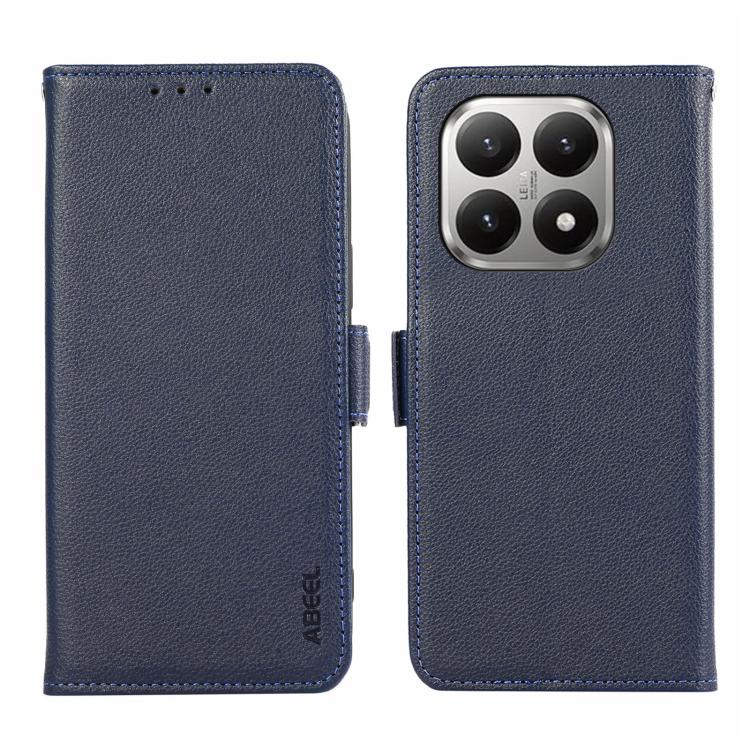 ABEEL Side-Magnetic Litchi Pattern Leather RFID Phone Case, For Xiaomi 17T Pro 5G, For Xiaomi 17T 5G, For Xiaomi 17 Pro Max, For Xiaomi 17 Pro, For Xiaomi 17, For Xiaomi 15T Pro 5G