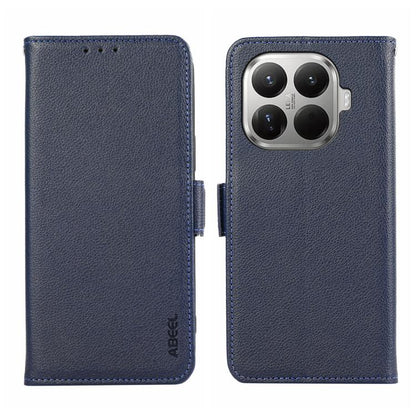 ABEEL Side-Magnetic Litchi Pattern Leather RFID Phone Case, For Xiaomi 17T Pro 5G, For Xiaomi 17T 5G, For Xiaomi 17 Pro Max, For Xiaomi 17 Pro, For Xiaomi 17, For Xiaomi 15T Pro 5G