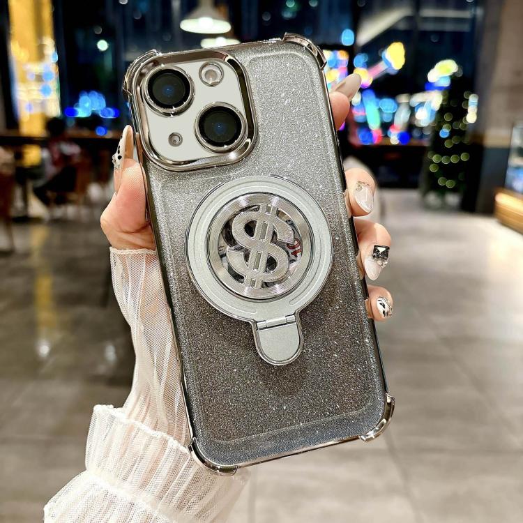 Space Gradient Glitter MagSafe Holder Phone Case with Lens Film, For iPhone 14, For iPhone 14 Pro, For iPhone 14 Pro Max Apple Accessories engspa5113 iPhone 14 - APEXEL INDIA - Mobile Lens - Mobile Camera Lens - Cellphone Accessories - Phone Lens - Smartphone Lens