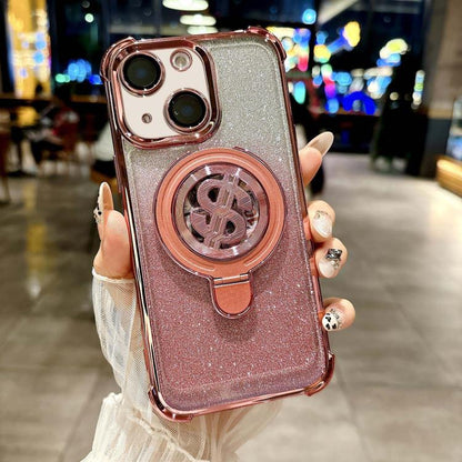 Space Gradient Glitter MagSafe Holder Phone Case with Lens Film, For iPhone 15 Plus, For iPhone 15, For iPhone 14 Plus Apple Accessories engspa5123 iPhone 15 Plus - APEXEL INDIA - Mobile Lens - Mobile Camera Lens - Cellphone Accessories - Phone Lens - Smartphone Lens