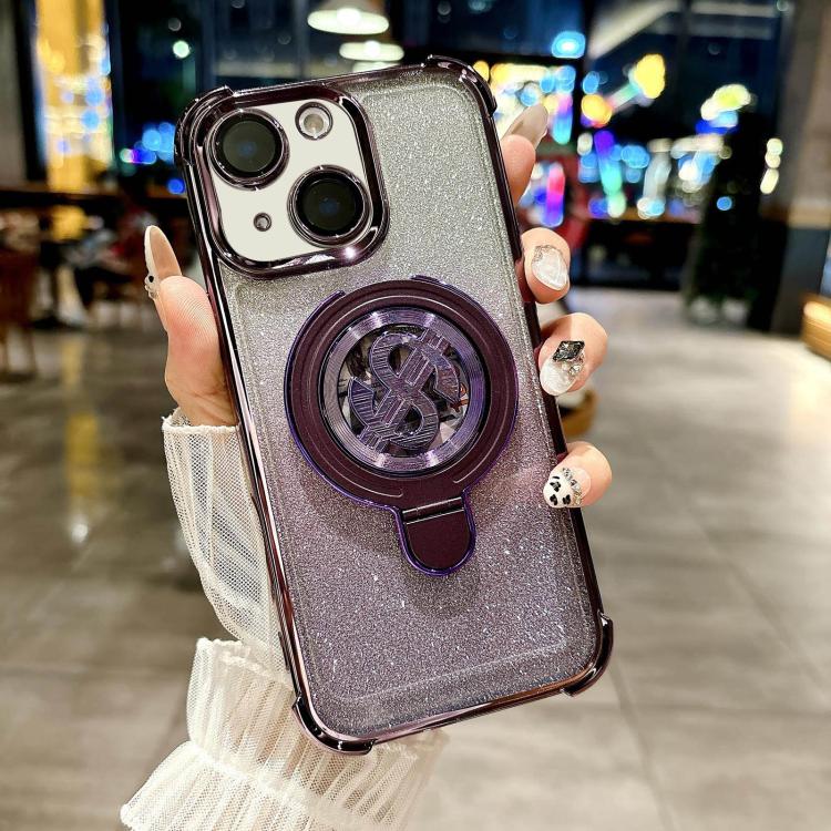 Space Gradient Glitter MagSafe Holder Phone Case with Lens Film, For iPhone 15 Plus, For iPhone 15, For iPhone 14 Plus Apple Accessories engspa5123 iPhone 15 Plus - APEXEL INDIA - Mobile Lens - Mobile Camera Lens - Cellphone Accessories - Phone Lens - Smartphone Lens