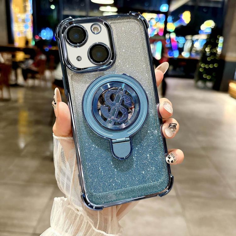 Space Gradient Glitter MagSafe Holder Phone Case with Lens Film, For iPhone 15 Plus, For iPhone 15, For iPhone 14 Plus Apple Accessories engspa5123 iPhone 15 Plus - APEXEL INDIA - Mobile Lens - Mobile Camera Lens - Cellphone Accessories - Phone Lens - Smartphone Lens