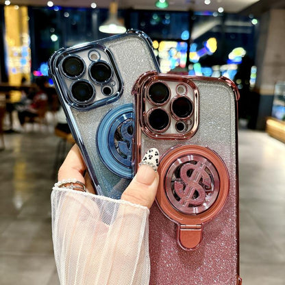 Space Gradient Glitter MagSafe Holder Phone Case with Lens Film, For iPhone 15 Plus, For iPhone 15, For iPhone 14 Plus Apple Accessories engspa5123 iPhone 15 Plus - APEXEL INDIA - Mobile Lens - Mobile Camera Lens - Cellphone Accessories - Phone Lens - Smartphone Lens