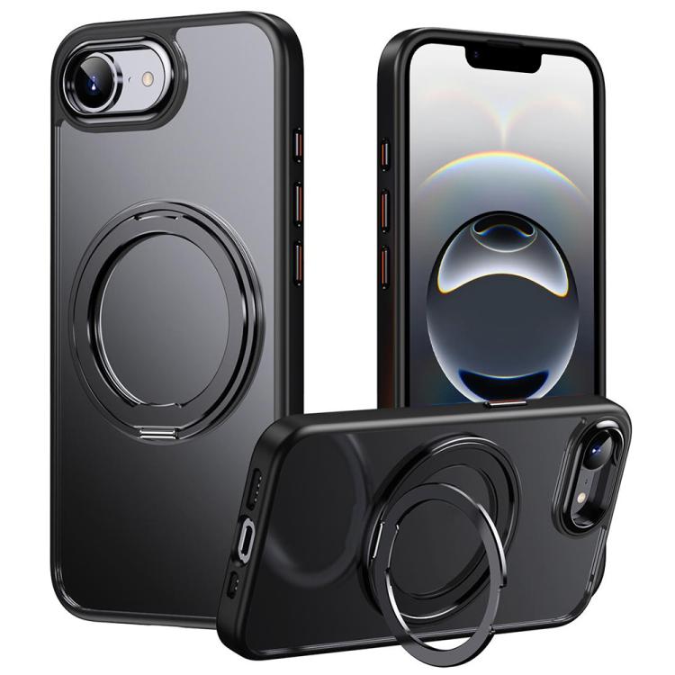 Frosted 360 Degree MagSafe Magnetic Holder Phone Case, For iPhone 16e Apple Accessories engfro5120 iPhone 16e - APEXEL INDIA - Mobile Lens - Mobile Camera Lens - Cellphone Accessories - Phone Lens - Smartphone Lens